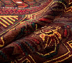 遊牧民バローチの手織り絨毯【約190cm x 101cm】 - サブ5