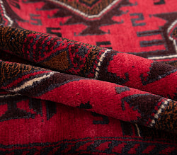 遊牧民バローチの手織り絨毯【約193cm x 107cm】 - サブ4