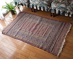 【1点物】ザンスカールの遊牧民のキリム【137cm x 86cm】の商品写真