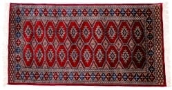 ザンスカール遊牧民の手織りのアンティック絨毯【たてｘよこ　約80cm x 160cm】 - サブ3