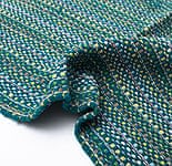インドコットンの手織りラグマット【約100cm×約60cm】 - ターコイズグリーン の商品写真