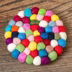 まんまるフェルト　コースター　丸 - サブ2