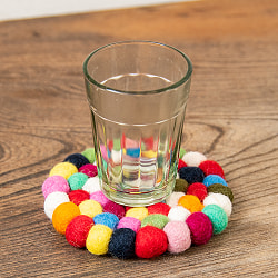 まんまるフェルト　コースター　丸 - サブ5