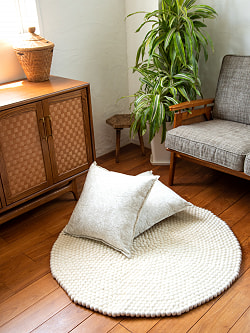 まんまるフェルトのラグマット【約100cm】 - サブ2