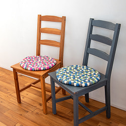 まんまるフェルトのラグマット【約38cm】 - サブ3