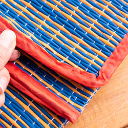 【アソート】タイからやってきた　ストロー素材のどこでもバッグシート　レジャーシート　ござ - サブ3