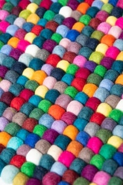 まんまるフェルトルームマット【60cm×40cm】 - サブ3