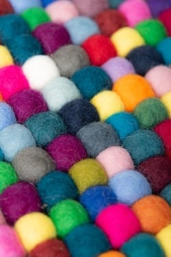 まんまるフェルトルームマット【60cm×40cm】 - サブ4