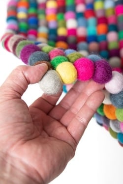 まんまるフェルトルームマット【60cm×40cm】 - サブ5