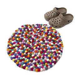 まんまるフェルトルームマット　ランダム - サブ3