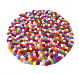 まんまるフェルトルームマット　ランダム