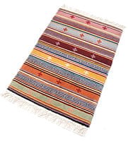 手織りのチベット絨毯【約60cm×約90cm】の商品写真