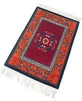 【高密度】手織りのチベット絨毯【約60cm×約90cm】の商品写真