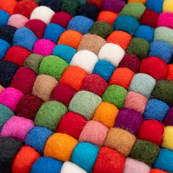 まんまるフェルトマット【直径：約20cm】　マル　 - サブ3