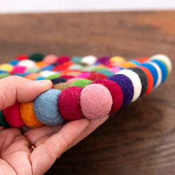 まんまるフェルトマット【直径：約20cm】　マル　 - サブ4