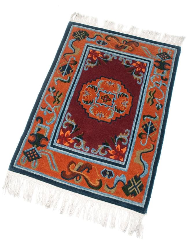 オリエンタル ウール チベット 絨毯 60x90cm