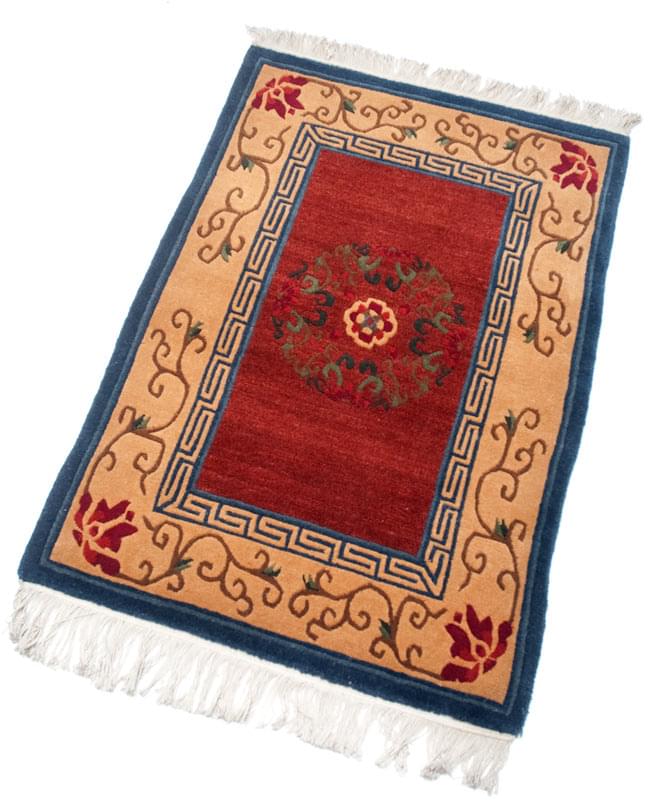 オリエンタル ウール チベット 絨毯 60x90cm