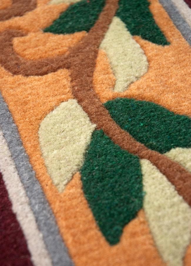 手織りのチベット絨毯【約120cm×約180cm】 の通販[送料無料