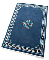 手織りのチベット絨毯【約120cm×約180cm】の商品写真
