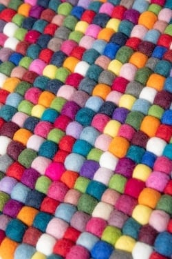 まんまるフェルトマット　しかく【約45cm×約45cm】 - サブ3