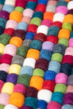 まんまるフェルトマット　しかく【約45cm×約45cm】 - サブ4