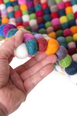 まんまるフェルトマット　しかく【約45cm×約45cm】 - サブ5