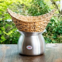 【セット】タイのもち米蒸し器セット 幅40cm程度 - メイン