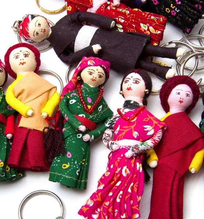 ネパール産の手作り品です。 ネパールさんキーホルダー の通販 - TIRAKITA.COM