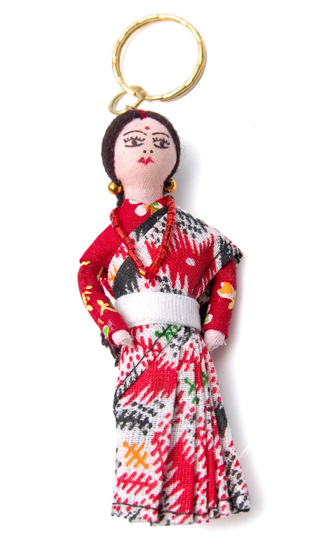 ネパール産の手作り品です。 ネパールさんキーホルダー の通販 - TIRAKITA.COM