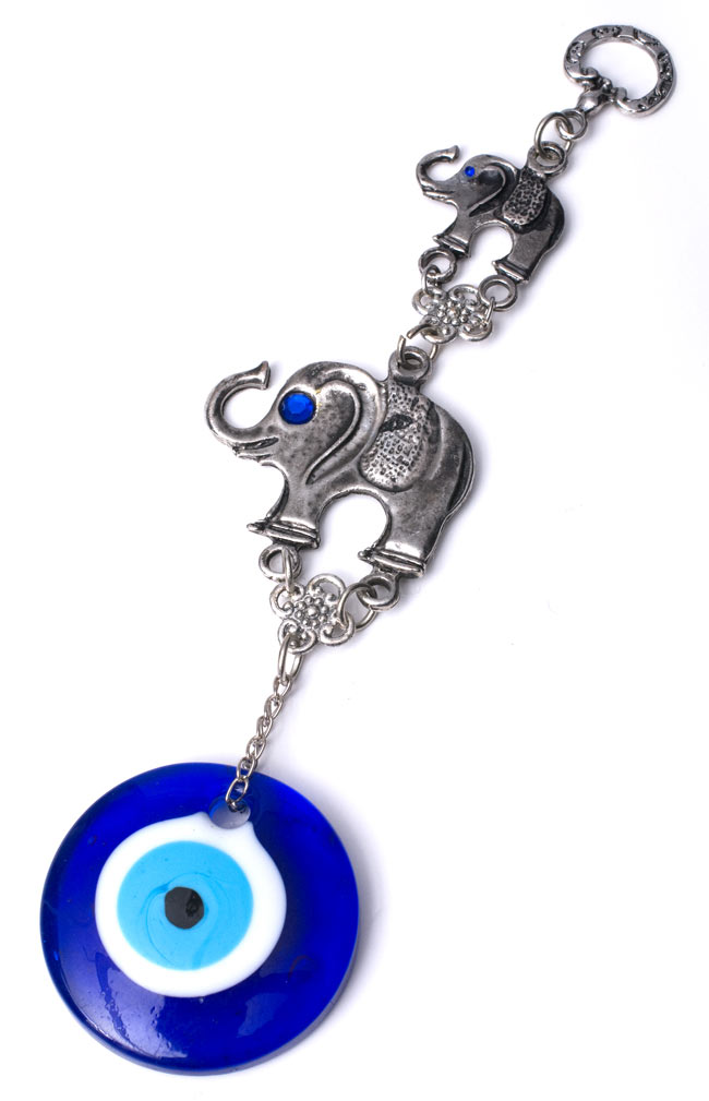 大きなゾウさんとナザールボンジュウのハンギング の通販 Tirakita Com