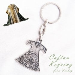 トルコのメタルキーホルダー　カフタン(ID-KEYHO-351)