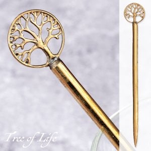 Tree Of Life ツリー・オブ・ライフのゴールデンかんざし(ID-KNZS-131)