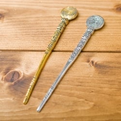 アジアン金属のかんざし【渦巻き（Ｍ）】 - サブ5