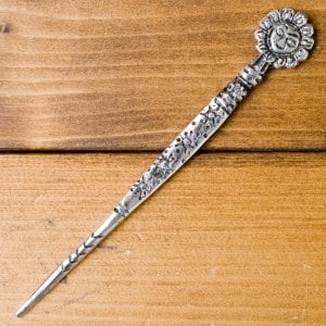 アジアン金属のかんざし【太陽】(ID-KNZS-142)