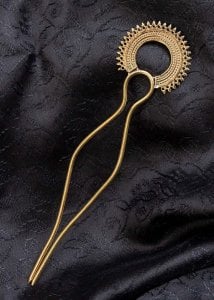 光のゴールデンかんざし(ID-KNZS-148)