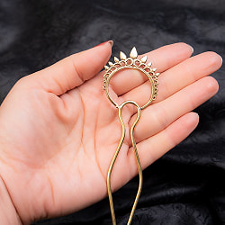 伝統的なゴールデンかんざし - サブ5