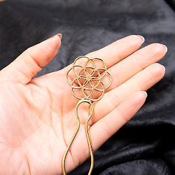 フラワーオブライフのゴールデンかんざし - サブ5