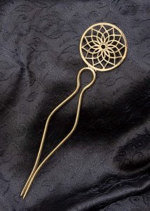 曼荼羅のゴールデンかんざし(ID-KNZS-151)