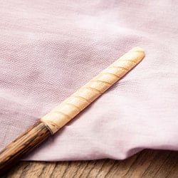 水牛の角と美しい木目のかんざし　落葉 - サブ2