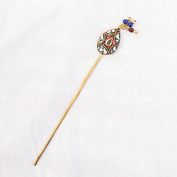 金色のオリエンタル模様　かんざし - サブ2