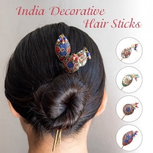 金色のオリエンタル模様 かんざし