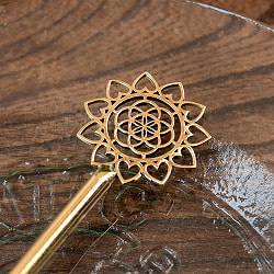 フラワーオブライフとマンダラ　ゴールデンかんざし - サブ3