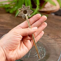 インド伝統模様　ゴールデンかんざし - サブ5