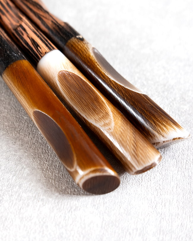 水牛の角と美しい木目のかんざし　 6 - ナチュラルなカラーが素敵です。