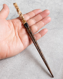 水牛の角と美しい木目のかんざし　 - サブ5