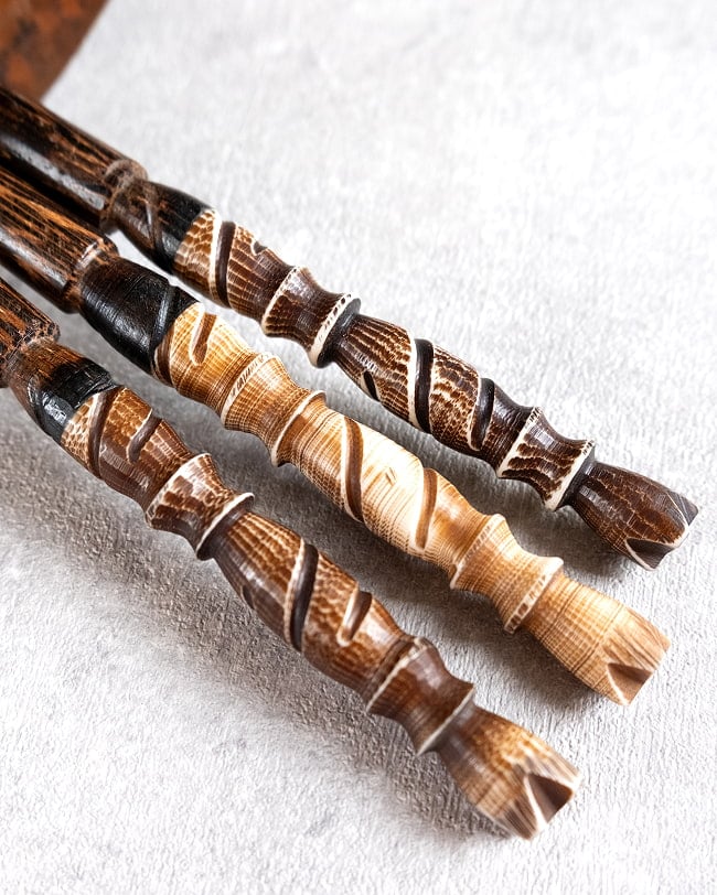 水牛の角と美しい木目のかんざし　 6 - ナチュラルなカラーが素敵です。