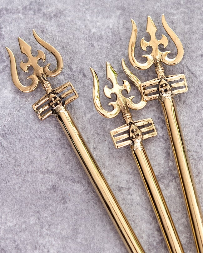 ゴールデンかんざし　三叉 3 - モチーフ部分を拡大してみました。