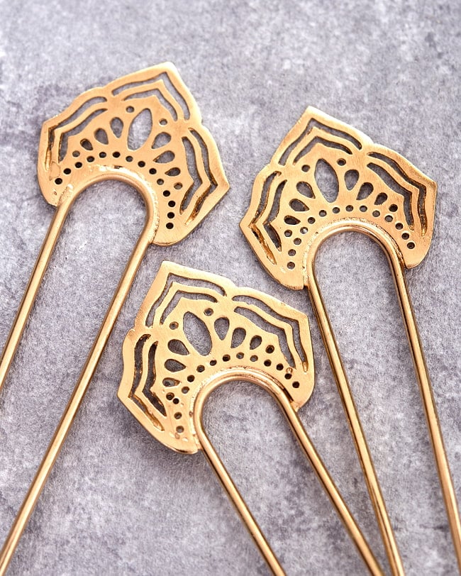 ゴールデンかんざし　伝統模様 3 - モチーフ部分を拡大してみました。