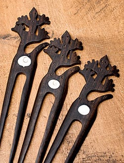 貝とココナッツのとかげかんざし - サブ5