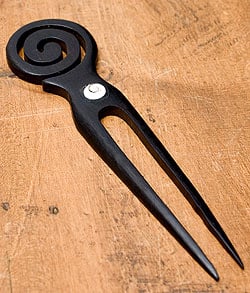 貝とココナッツのぐるぐるかんざし - サブ3